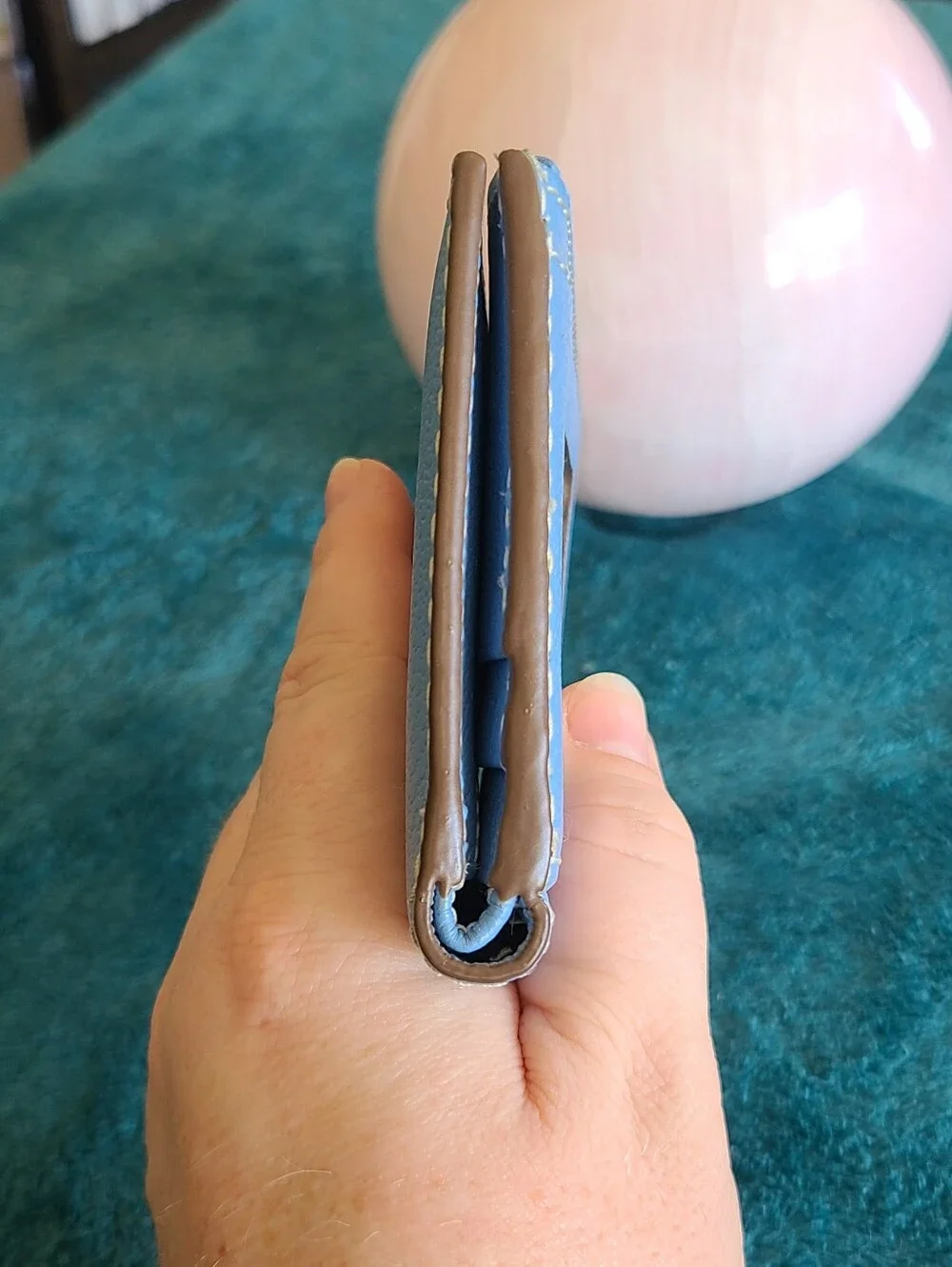 kate spade Small Leather Wallet - Light Blue